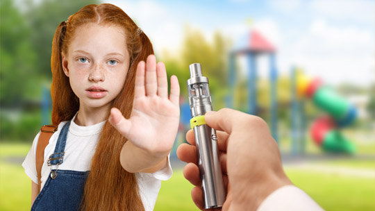 Educational banners and posters are a great way to promote vaping education for students.