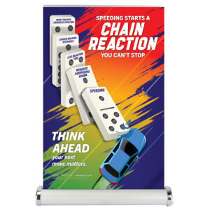 Fatal Speeding Tabletop Banner