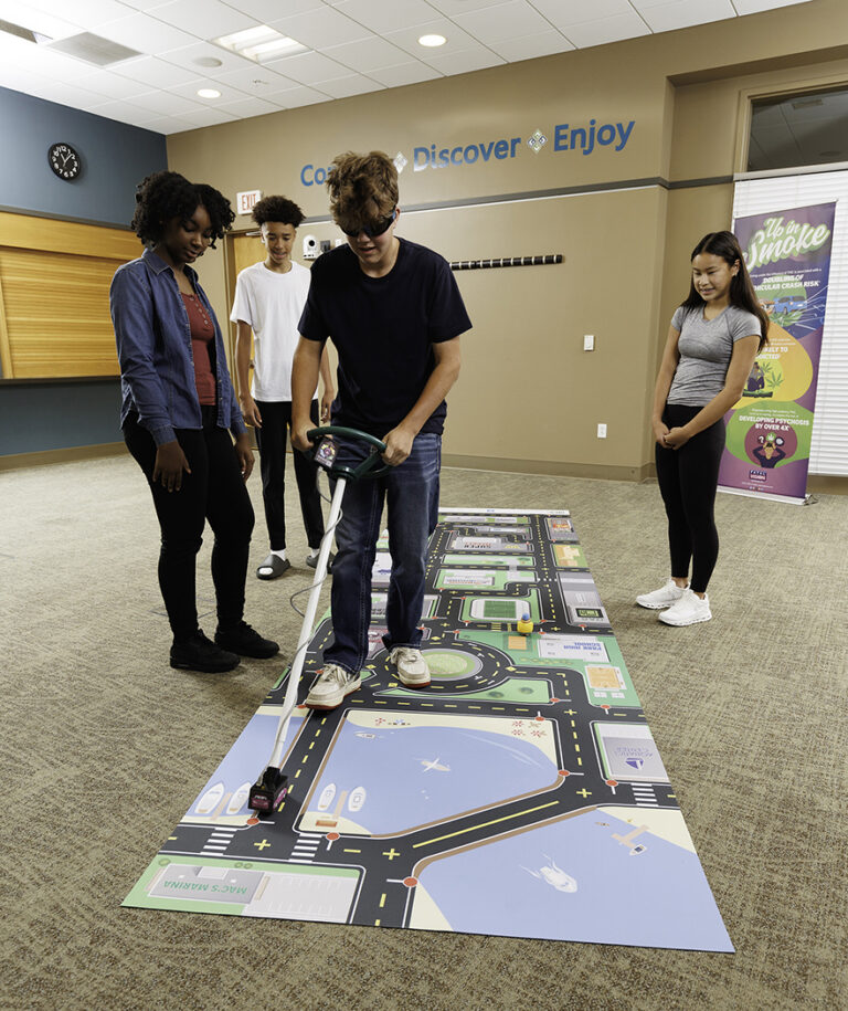 This blog covers safe driving education and interactive experiences students remember, like impairment goggles and driving simulators.