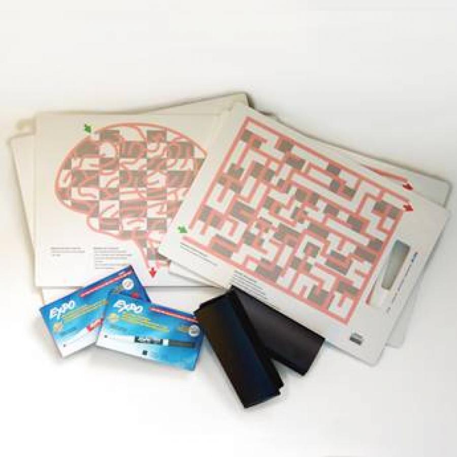 Executive Function Dry Erase Maze Boards